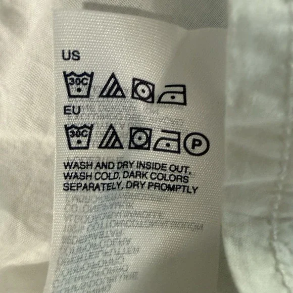 Tommy Hilfiger Mini Skirt Lace Blue 100% Cotton Sz 8 - Picture 6 of 11